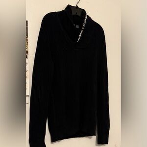 Armani Exchange Dark V-Neck Sweater